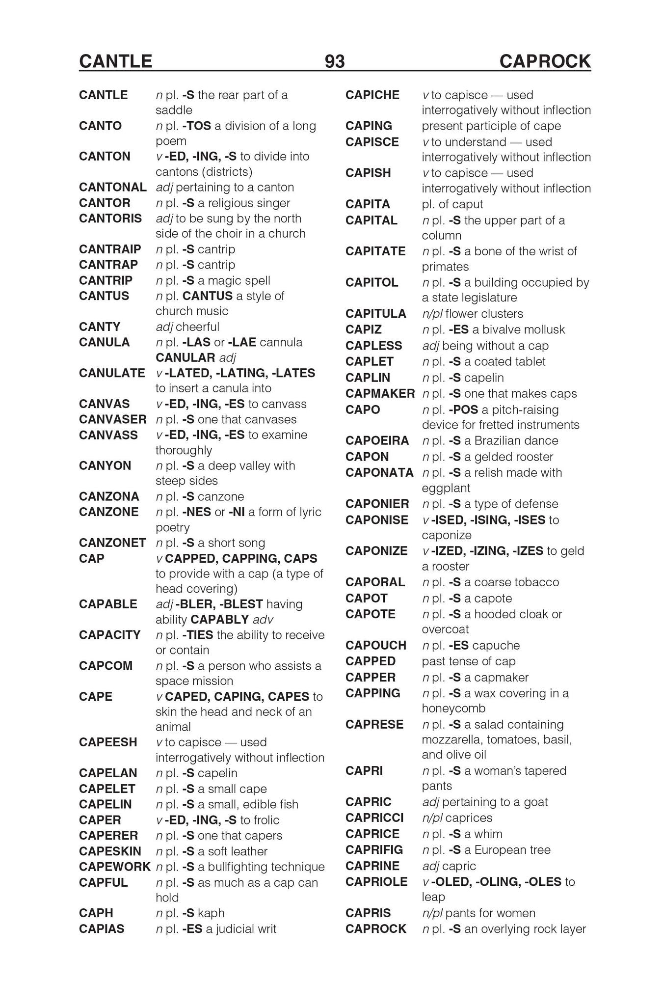 The Official SCRABBLE Players Dictionary