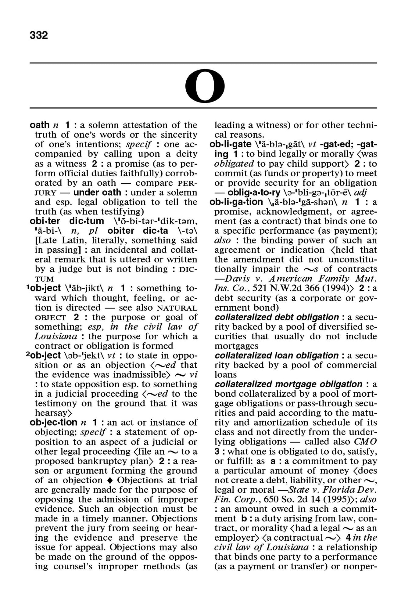 Merriam-Webster's Dictionary of Law