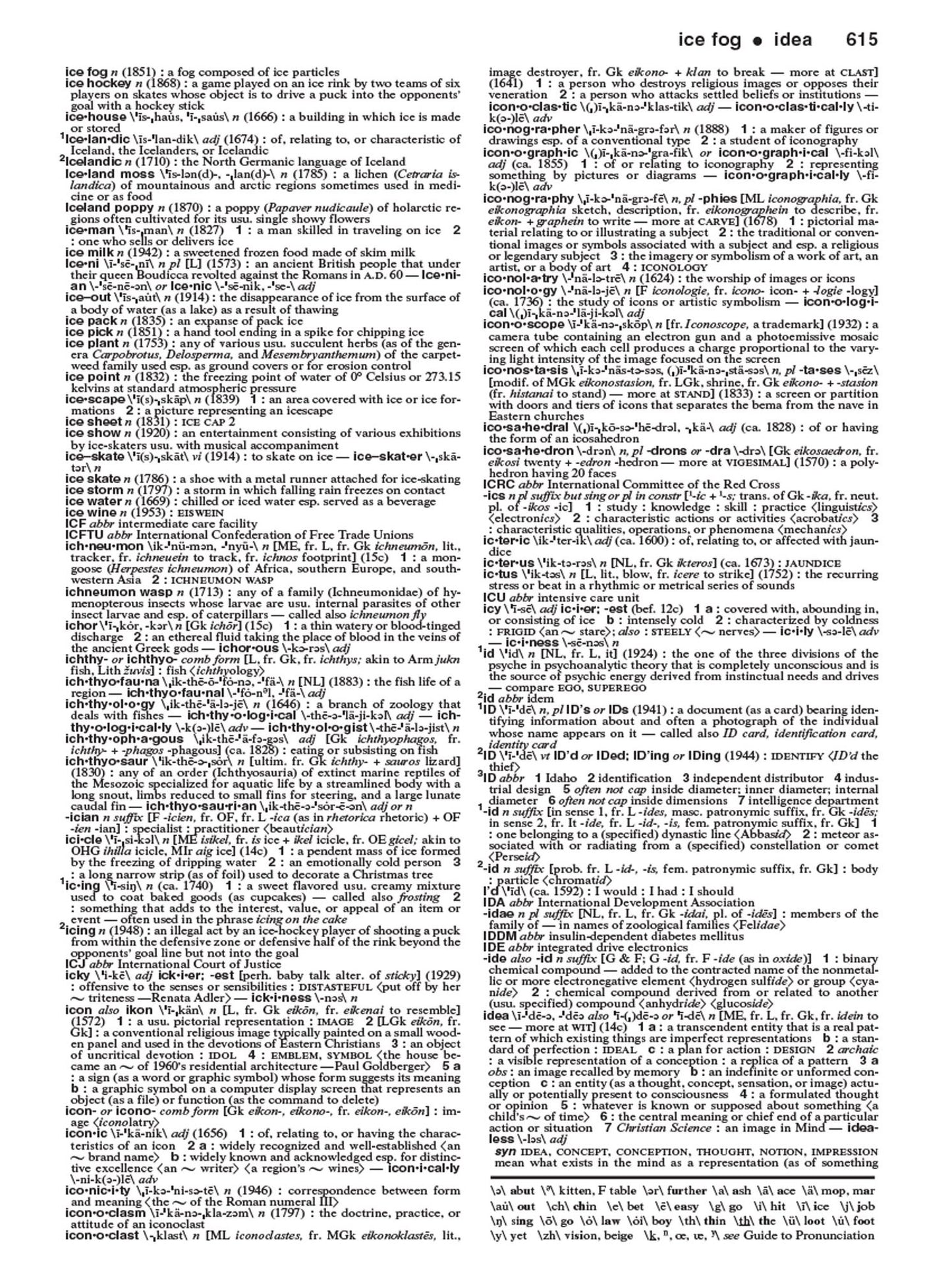 Merriam-Webster's Collegiate Dictionary