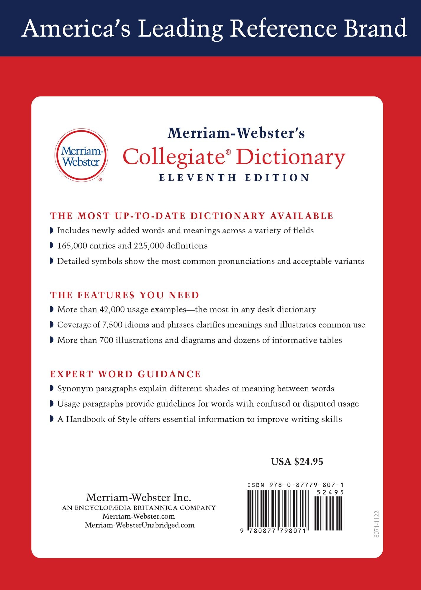 Merriam-Webster's Collegiate Dictionary