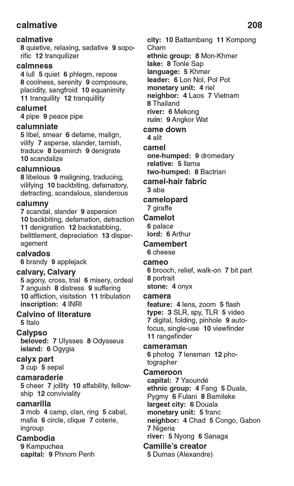 Merriam-Webster's Crossword Puzzle Dictionary