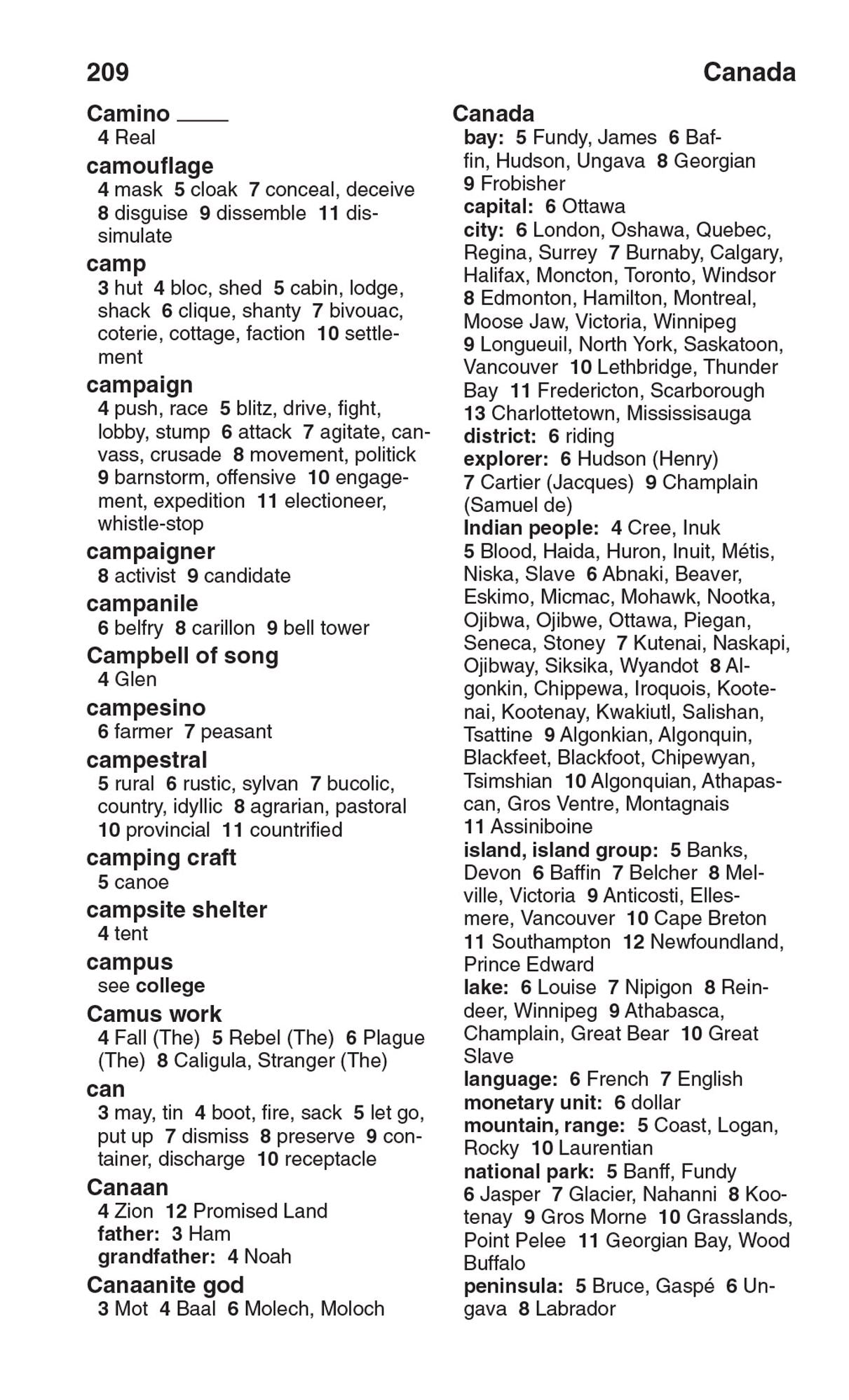 Merriam-Webster's Crossword Puzzle Dictionary