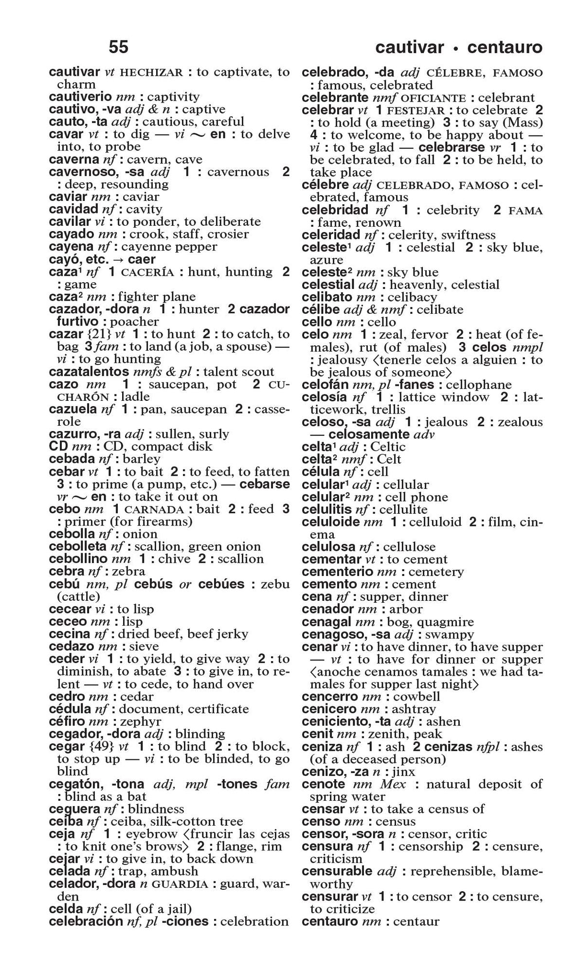 Merriam-Webster's Spanish-English Dictionary