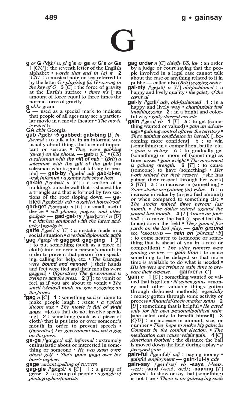 Merriam-Webster's Essential Learner's English Dictionary