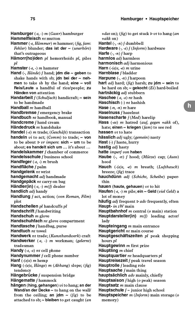 Merriam-Webster's German-English Dictionary