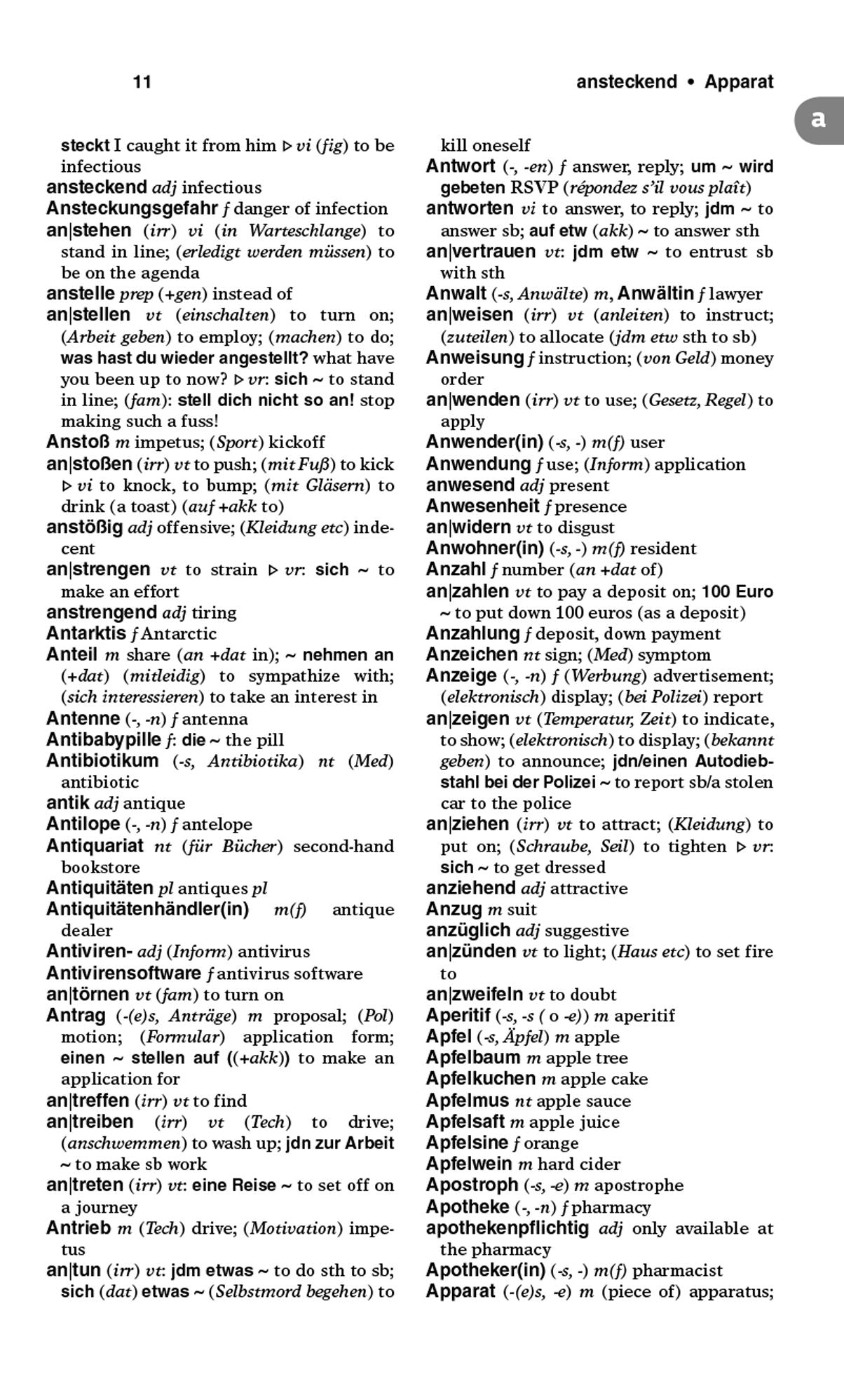 Merriam-Webster's German-English Dictionary