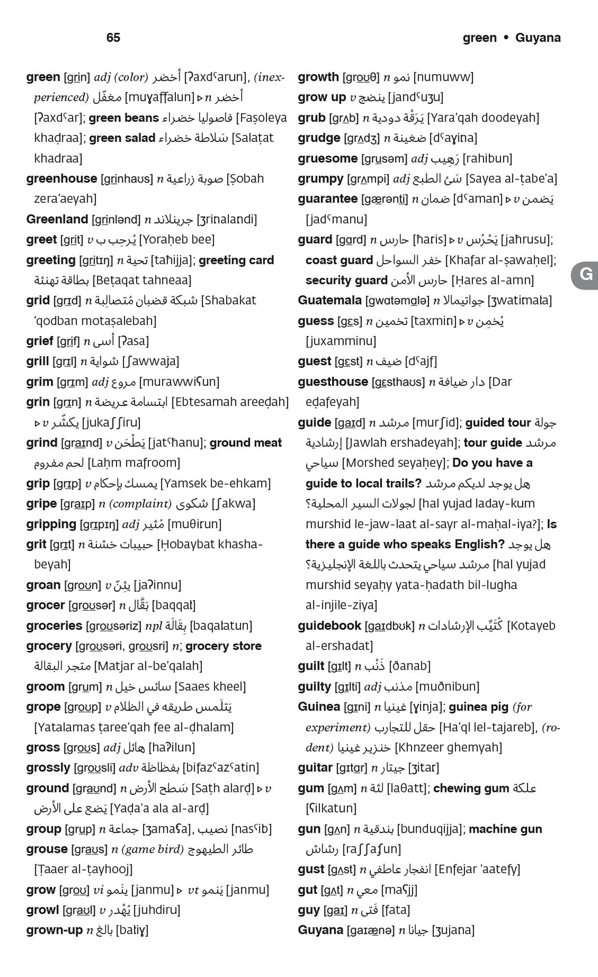 Merriam-Webster's Arabic-English Dictionary