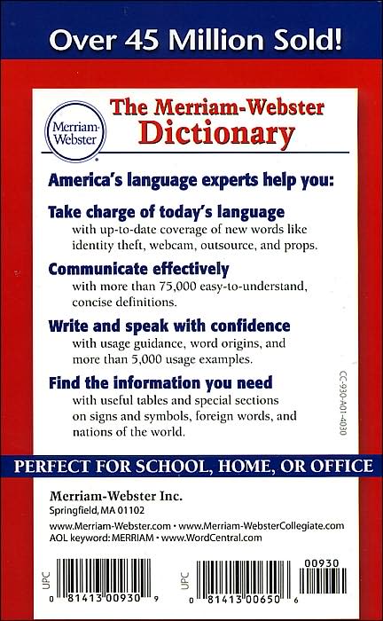 The Merriam-Webster Dictionary