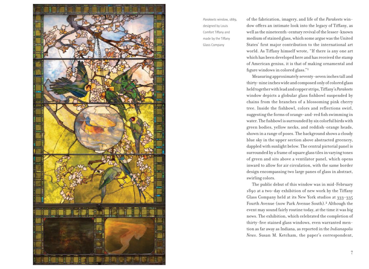 Louis Comfort Tiffany: Parakeets Window