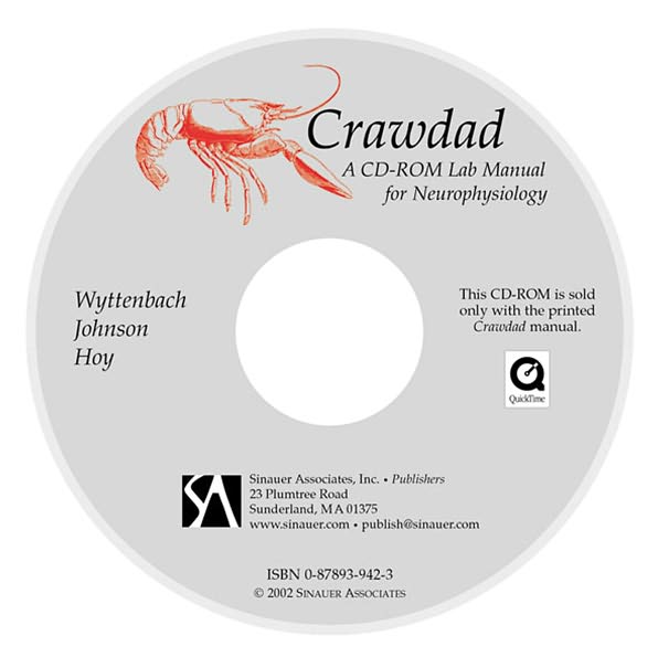Crawdad: A CD-ROM Lab Manual for Neurophysiology (Lab Manual with CD-ROM for Windows & Macintosh)