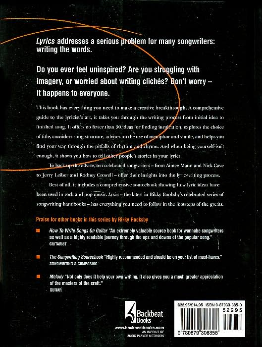 Lyrics: Writing Better Words for Your Songs