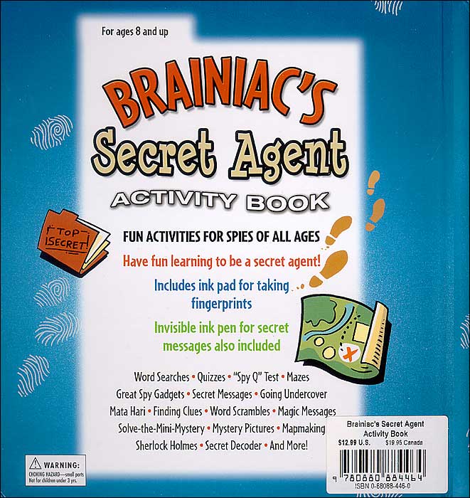 Brainiac's Secret Agent: Fun Activities for Spies of All Ages