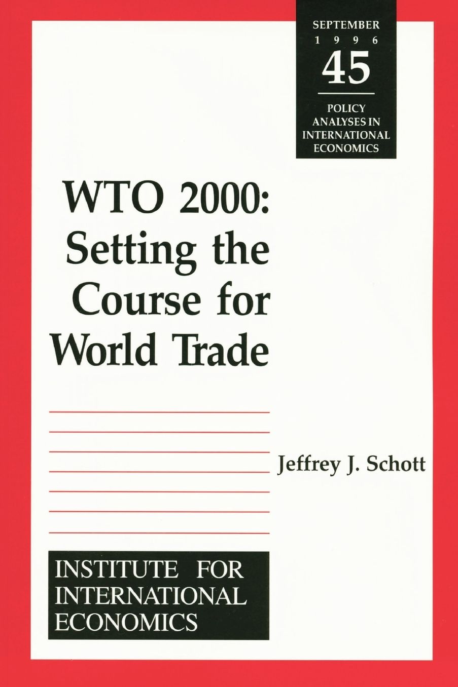 Wto 2000: Setting the Course World Trade