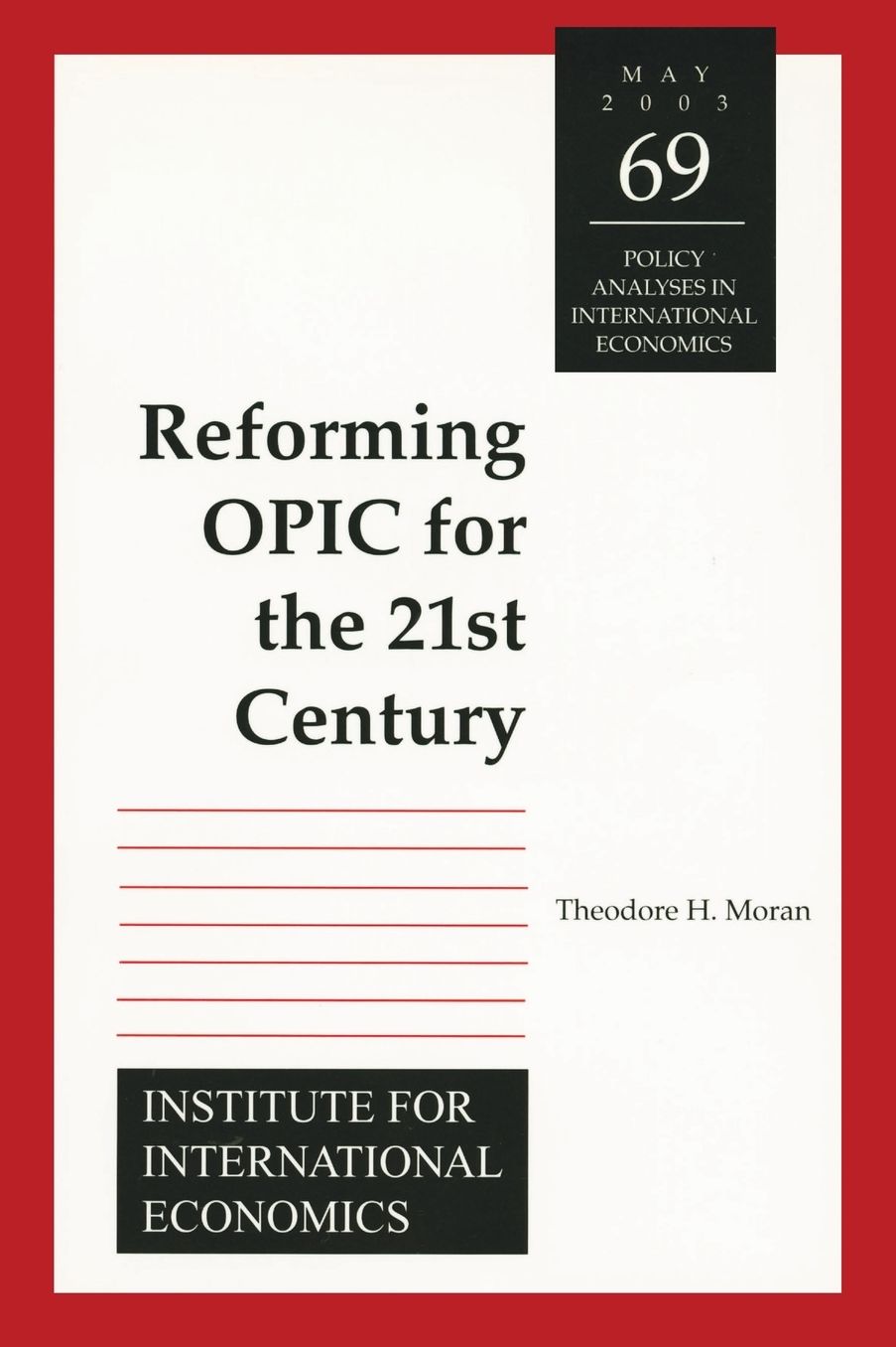 Reforming OPIC for the Twenty-First Century