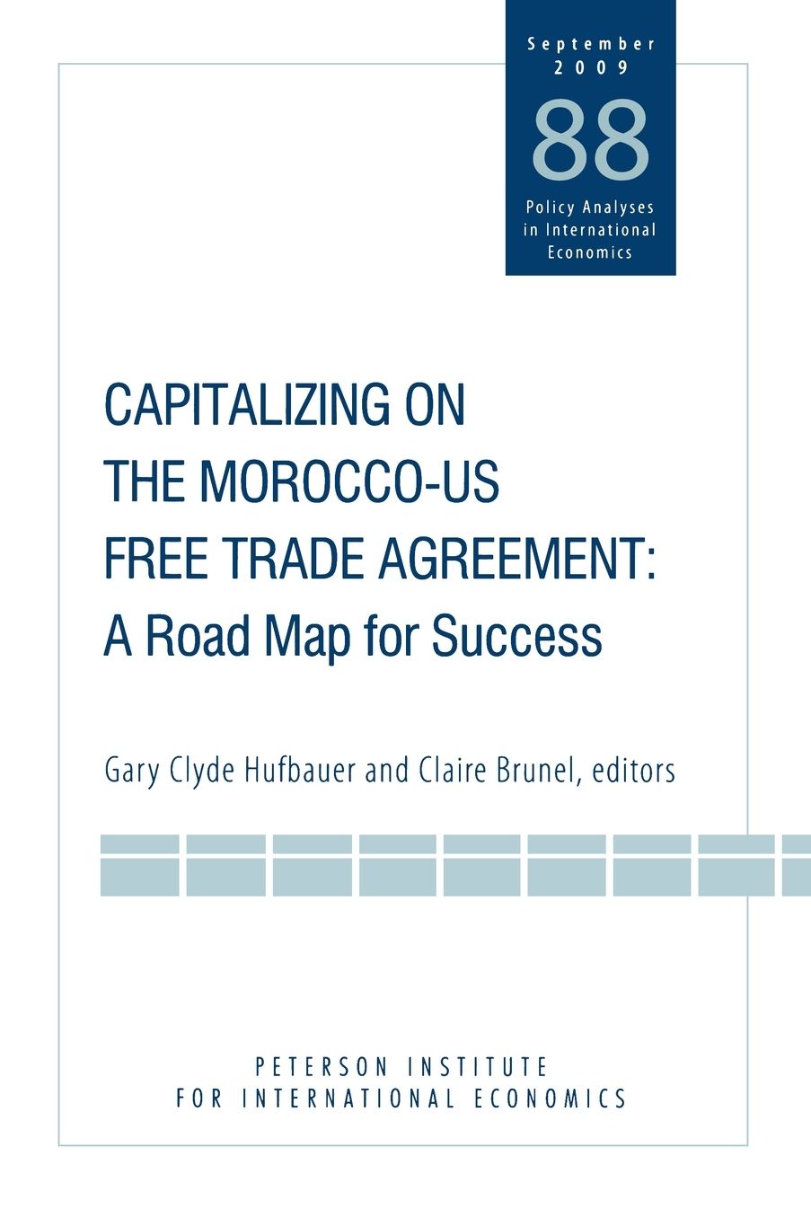 Morocco-US Free Trade Agreement: An Assessment