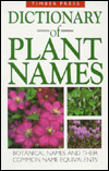 Dictionary of Plant Names: Botanical Names and Their Common Name Equivalents