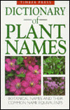 Dictionary of Plant Names: Botanical Names and Their Common Name Equivalents