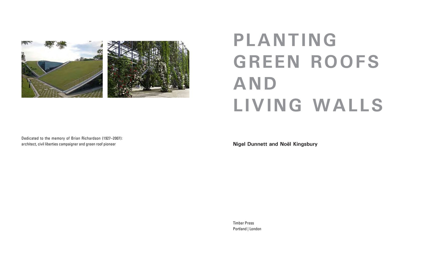 Planting Green Roofs and Living Walls