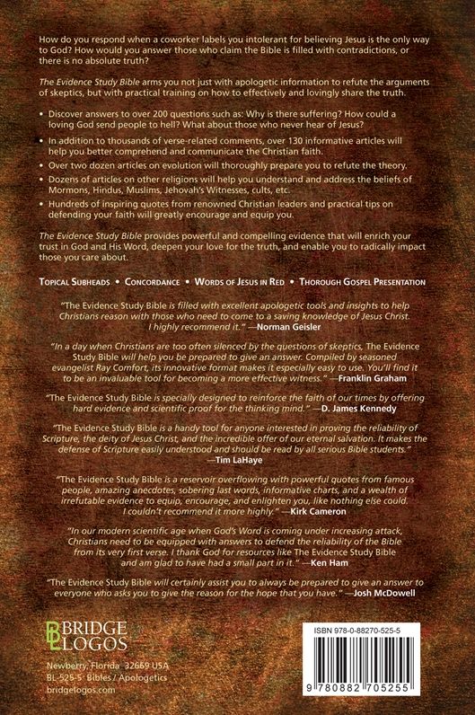 The Evidence Bible, NKJV