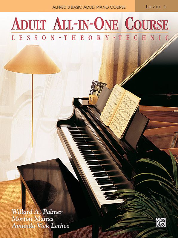 Alfred's Basic Adult All-in-One Piano Course, Bk 1: Lesson * Theory * Technic