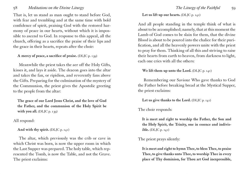 Meditations on the Divine Liturgy
