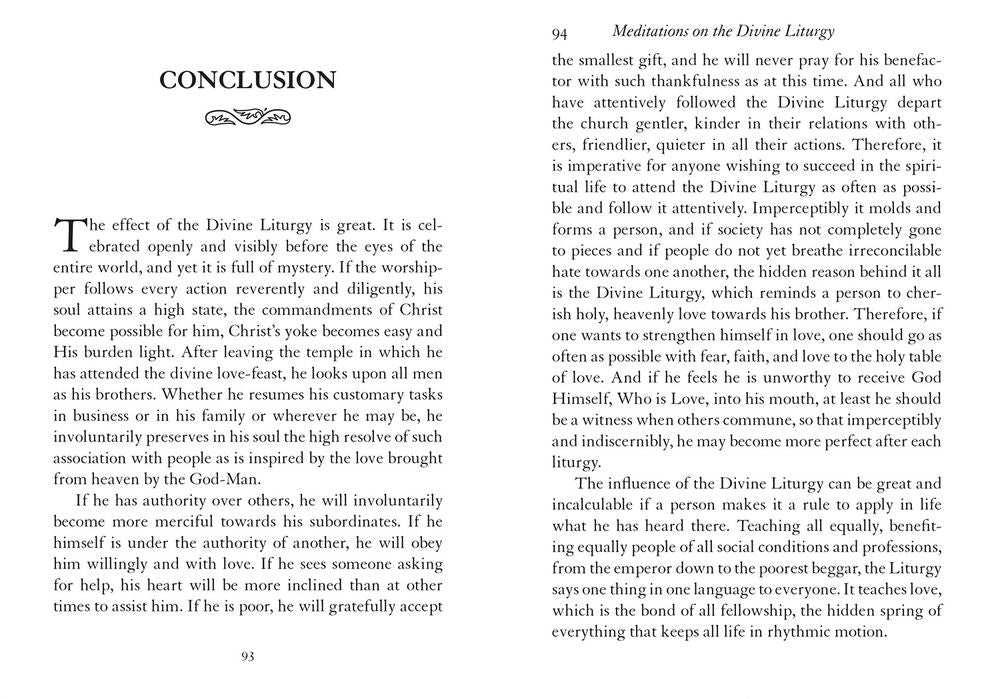 Meditations on the Divine Liturgy
