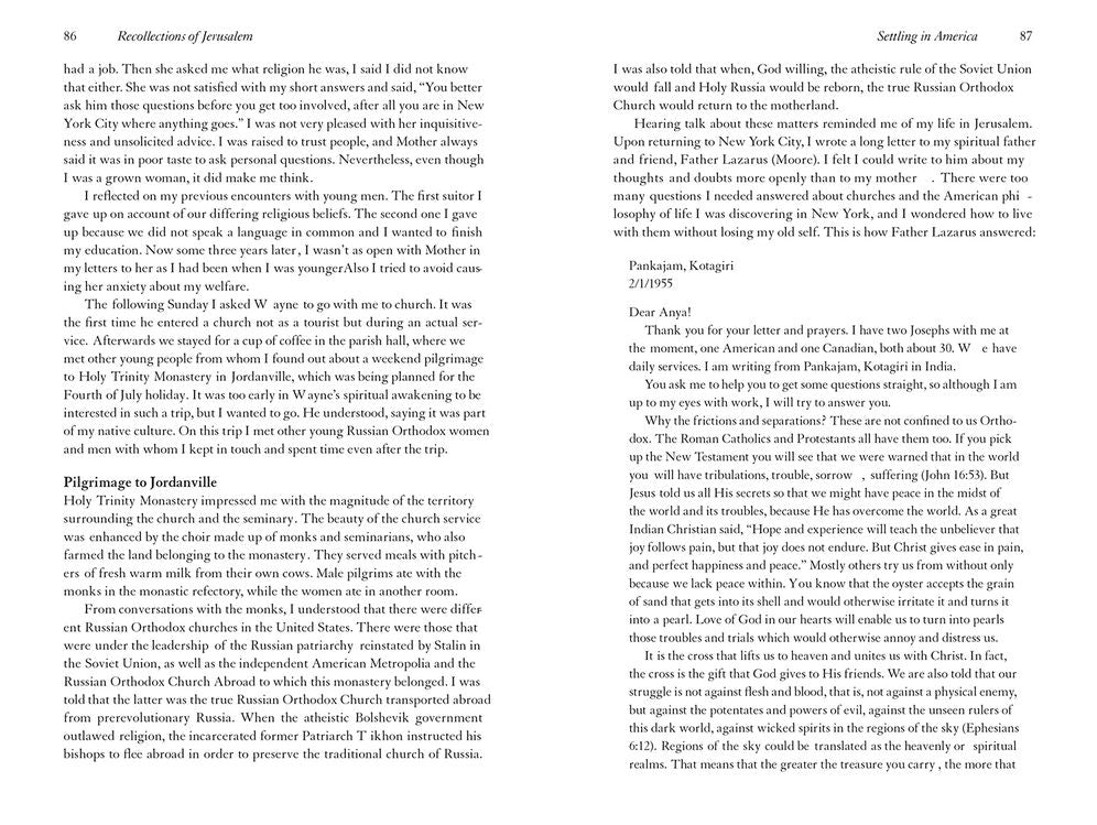 Recollections of Jerusalem