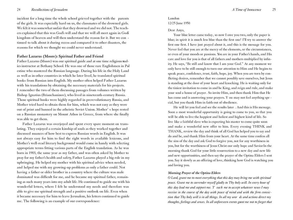 Recollections of Jerusalem