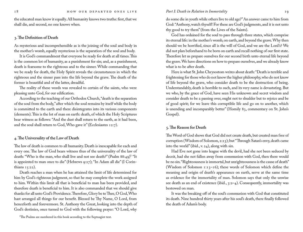 How Our Departed Ones Live: The Experience of the Orthodox Church