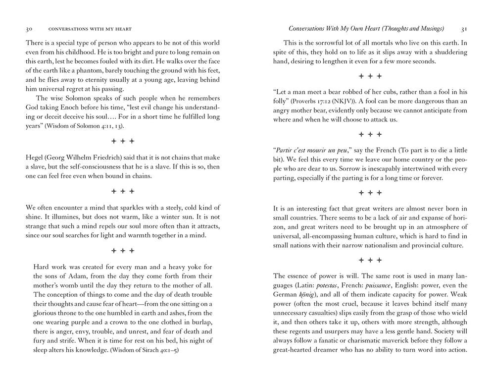 Conversations With My Heart: Contemplations On God and the World