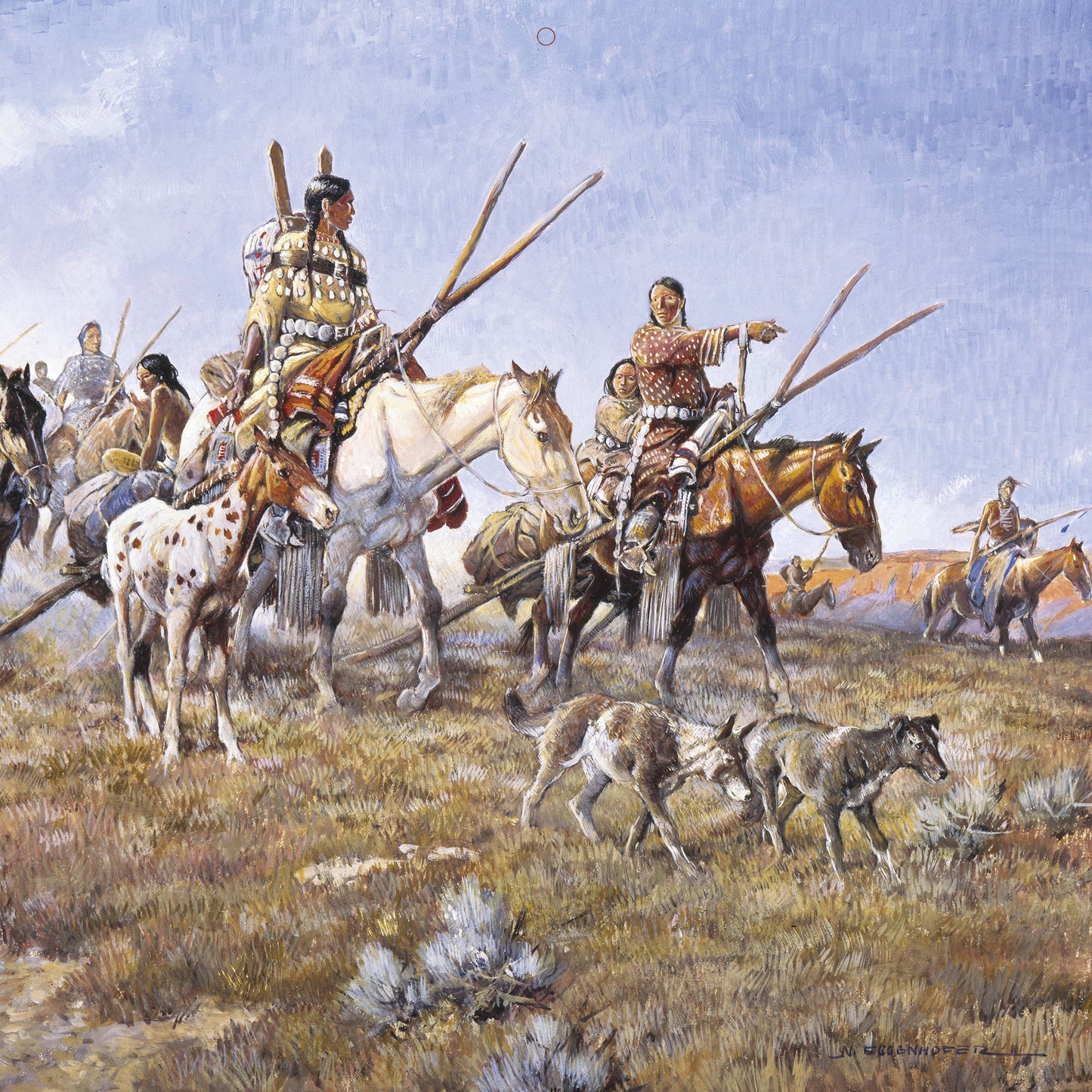 2018 The Art of the Old West Wall Calendar