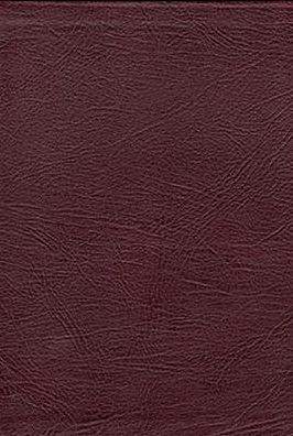 Thompson Chain-Reference Study Bible: King James Version (KJV), burgundy cowhide, gold-edged, thumb-indexed, side-referenced, concordance, words of Christ in red