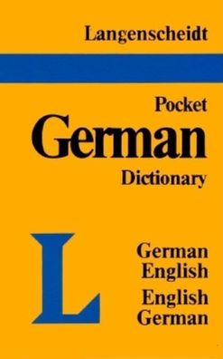 Langenscheidt's Pocket German Dictionary