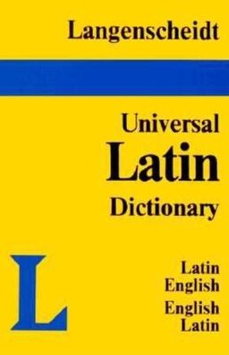 Langenscheidt Universal Dictionary Latin/English