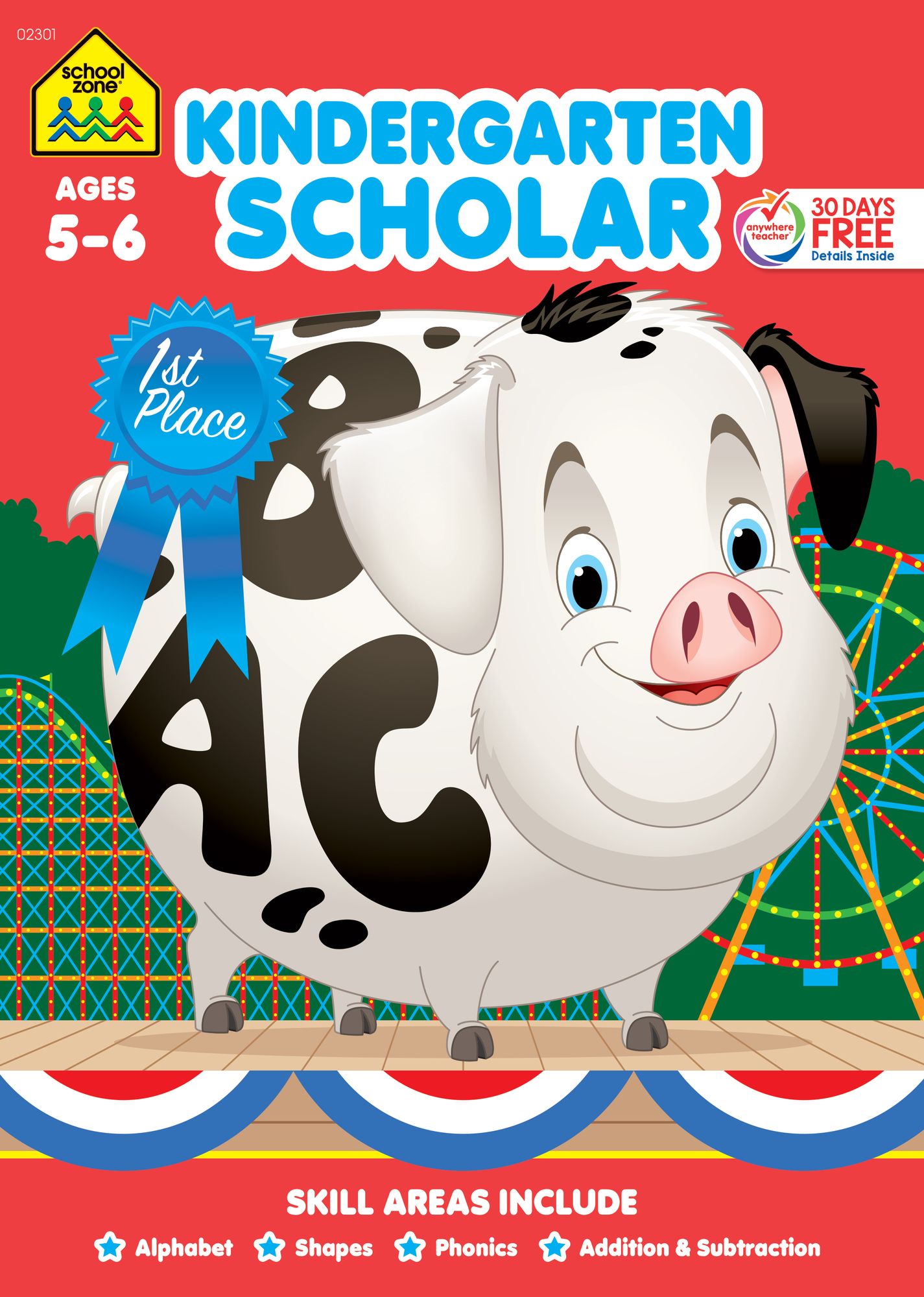 School Zone Kindergarten Scholar Workbook