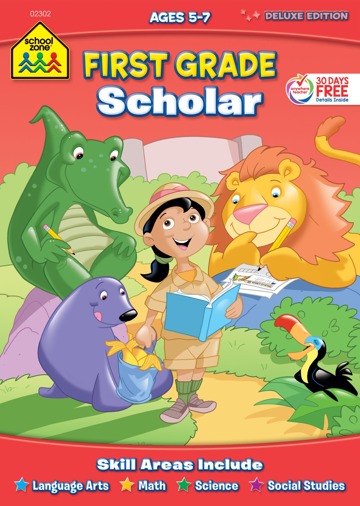School Zone First Grade Scholar Workbook