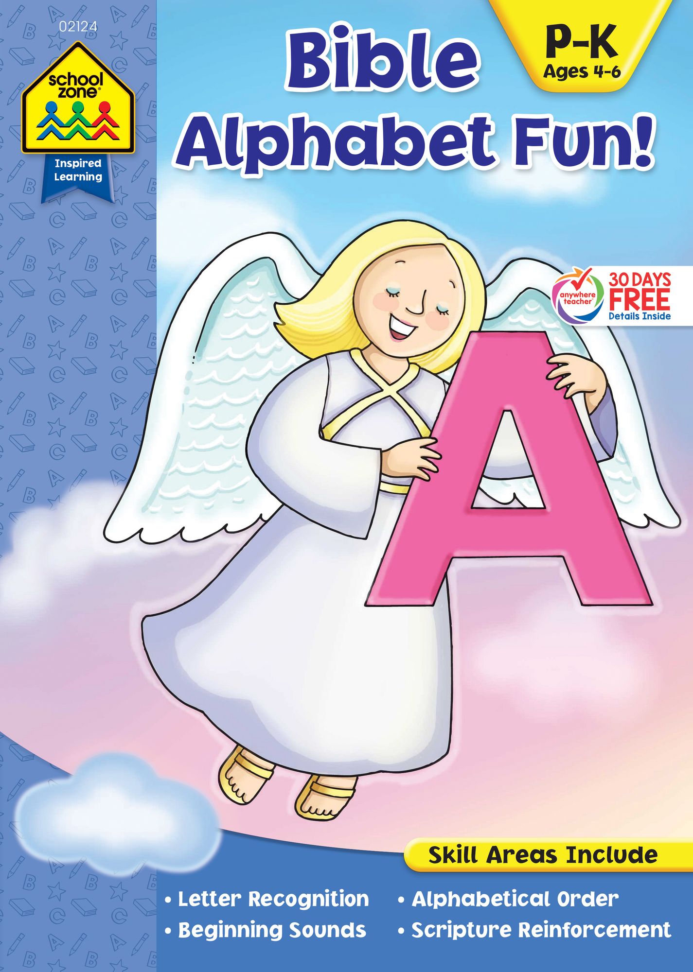School Zone Bible Alphabet Fun! Workbook