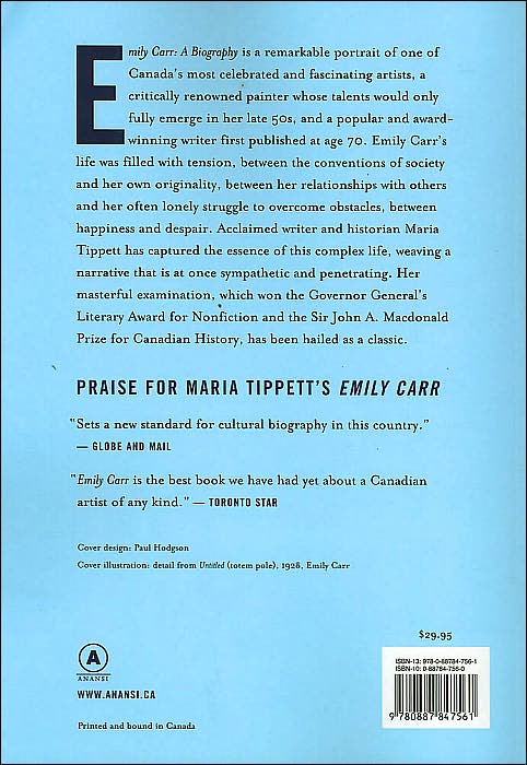 Emily Carr: A Biography
