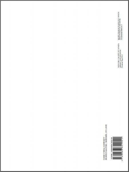 Garry Neill Kennedy: Printed Matter 1971-2009
