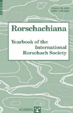 Rorschachiana: Yearbook of the International Roschach Society