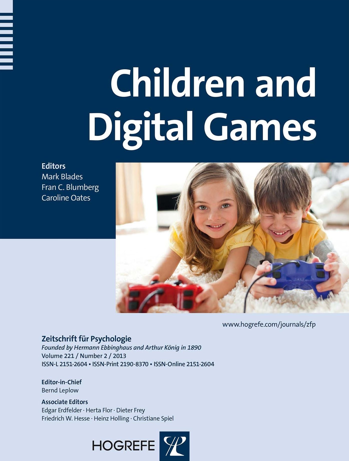 Children and Digital Games: Vol 221/2