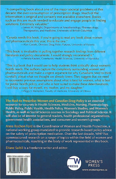 Push to Prescribe: Women and Canadian Drug Policy