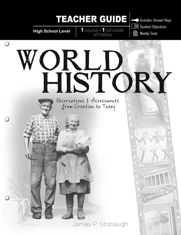 World History - Teacher: Observations and Assessments from Creation to Today