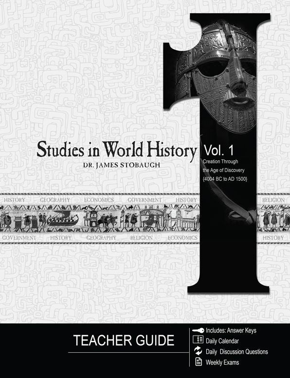 Studies in World History Volume 1 (Teachers Guide)