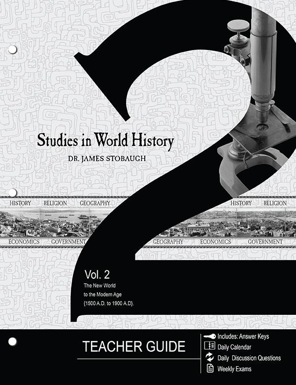 Studies in World History Volume 2 (Teachers Guide)