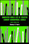 Annotated World List of Selected Current Geographical Serials