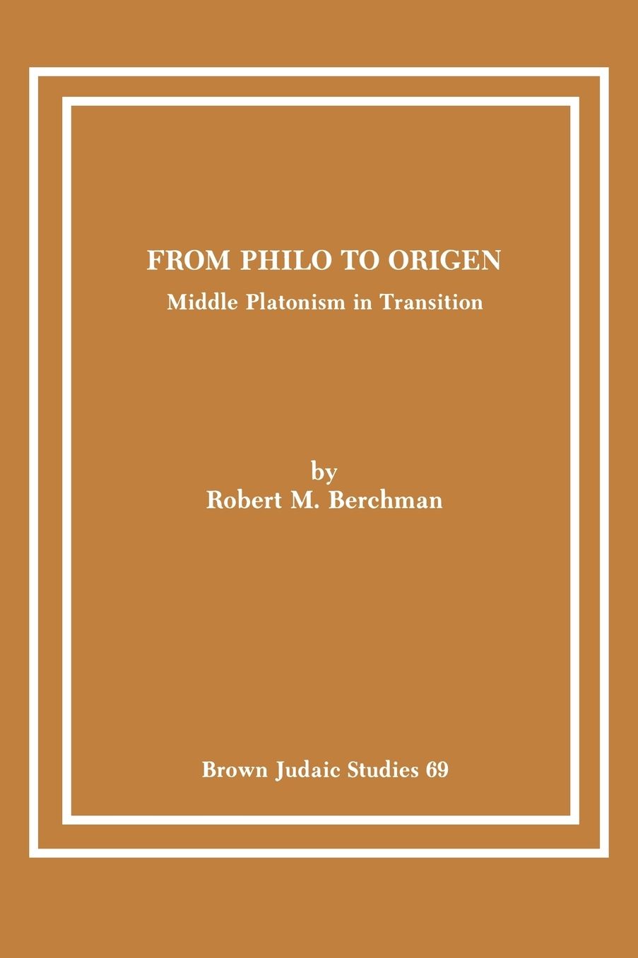 From Philo To Origen
