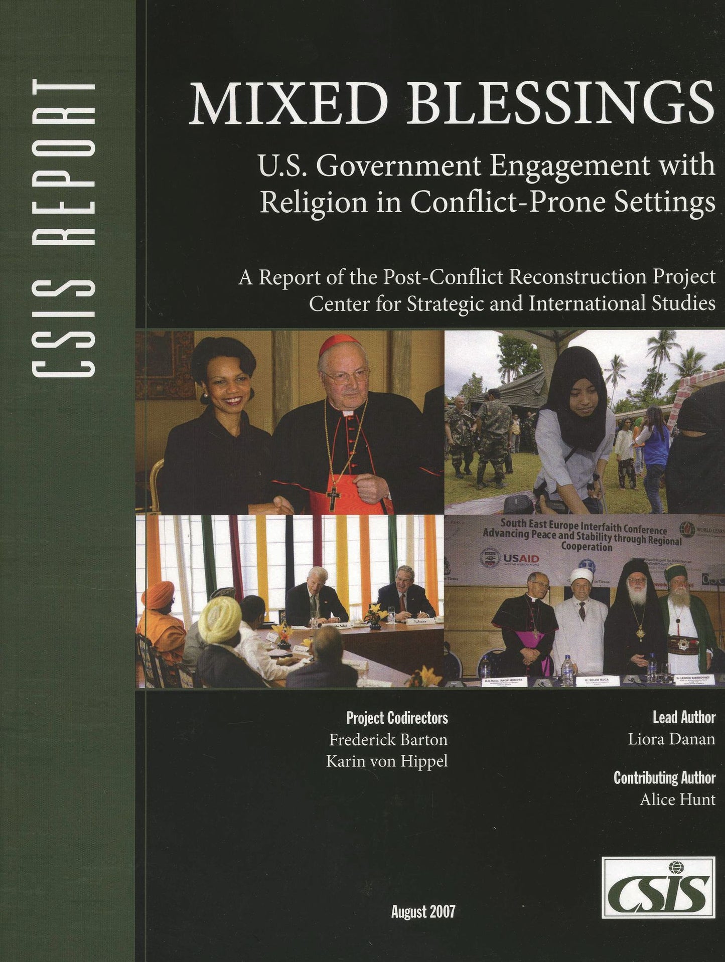 Mixed Blessings: U. S. Government Engagement with Religion in Conflict-Prone Settings