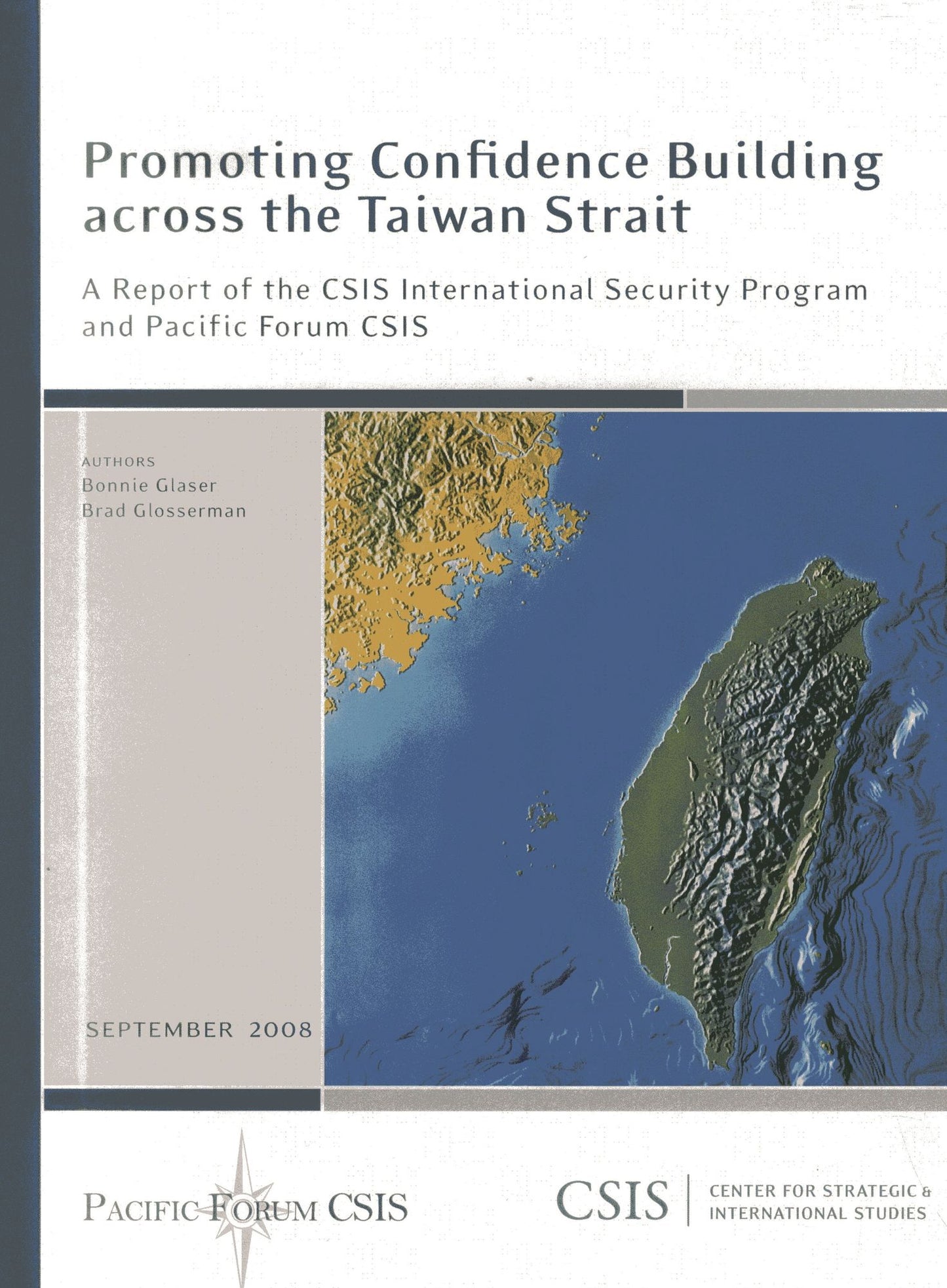 Promoting Confidence Building across the Taiwan Strait