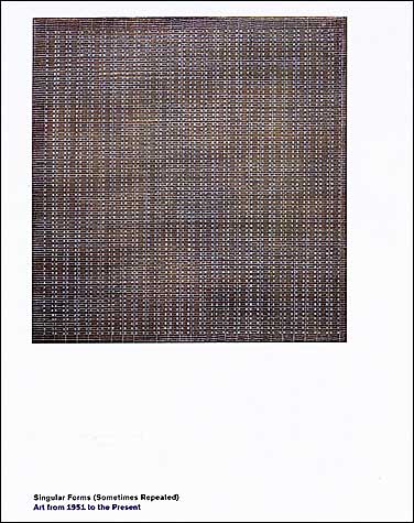 Singular Forms (Sometimes Repeated) Art from 1951 to the Present